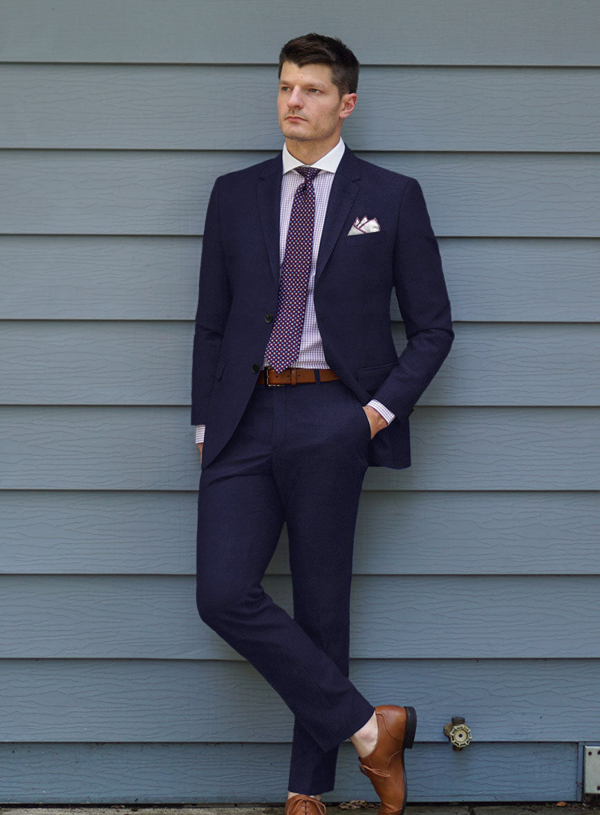 Bristol Lombo Blue Suit - StudioSuits