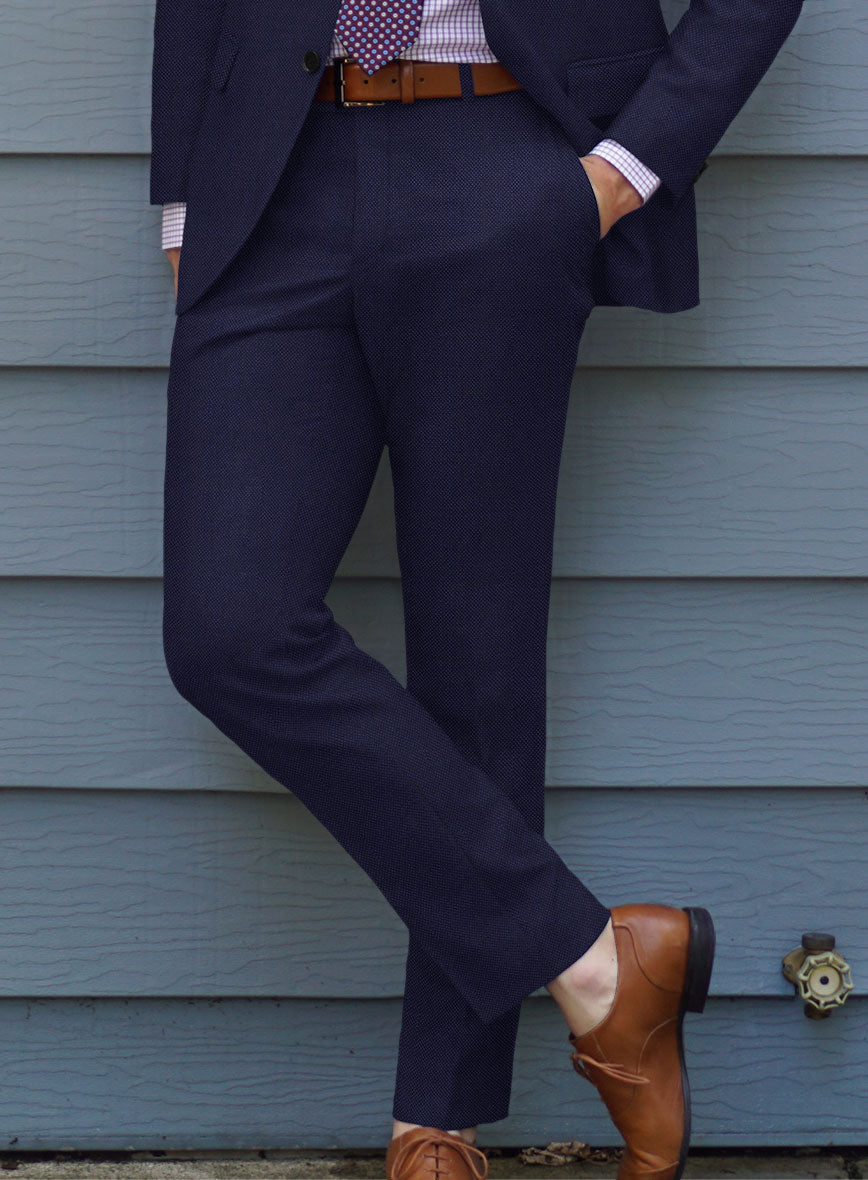 Bristol Lombo Blue Suit - StudioSuits