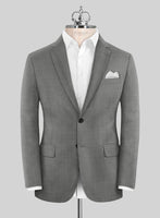 Bristol Light Gray Sharkskin Suit - StudioSuits