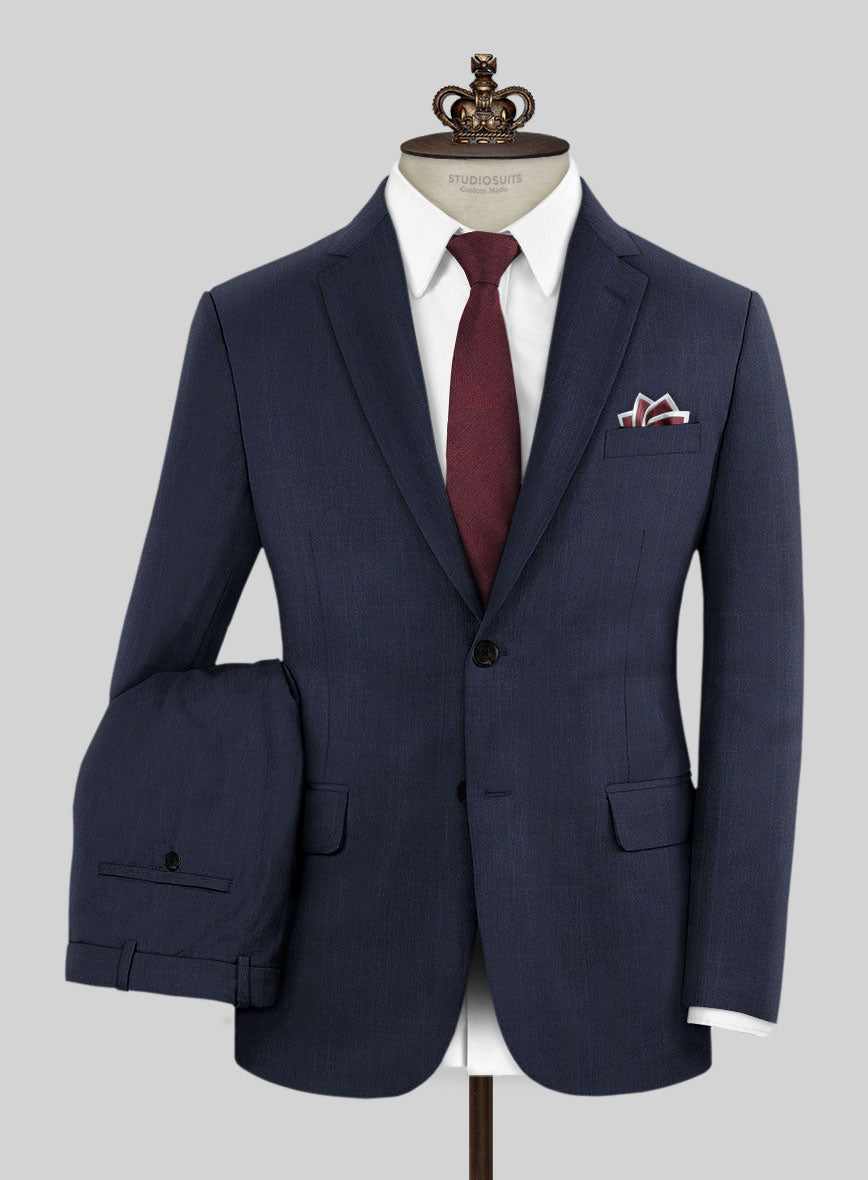 Bristol Munzio Blue Checks Suit - StudioSuits