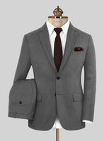 Bristol Nailhead Gray Suit - StudioSuits
