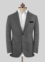 Bristol Nailhead Gray Suit - StudioSuits
