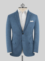 Bristol Nailhead Rich Blue Suit - StudioSuits