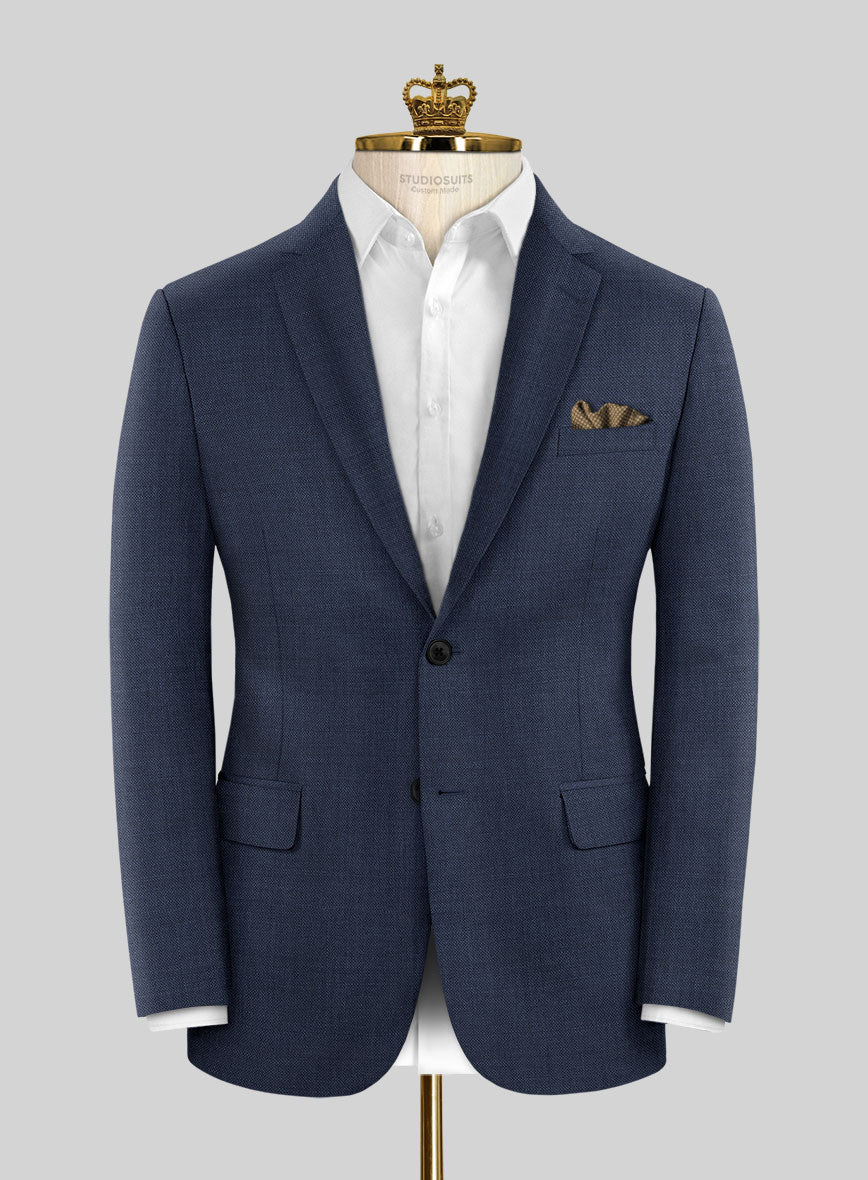 Bristol Navy Birdseye Suit - StudioSuits