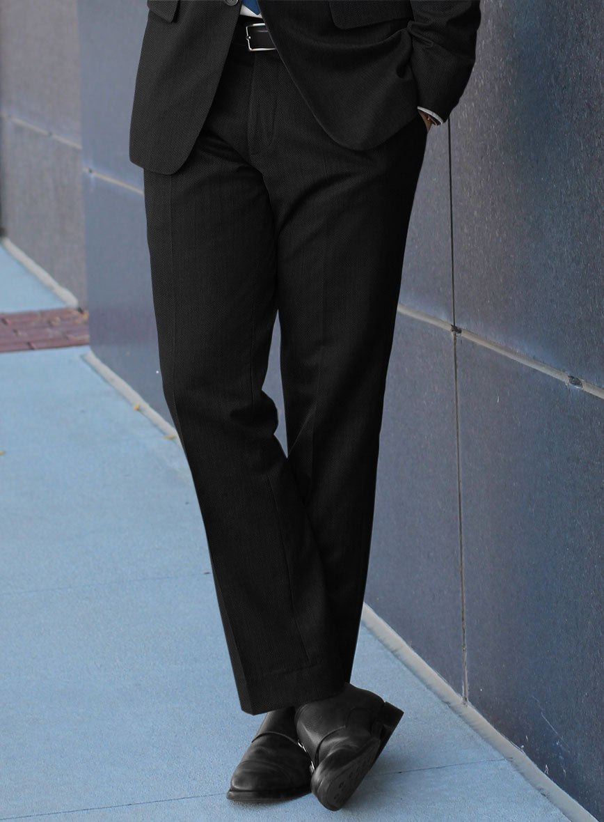 Bristol Lombo Black Pants - StudioSuits