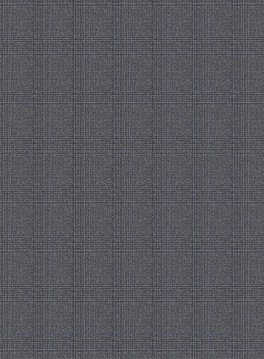Bristol Puben Gray Checks Suit - StudioSuits