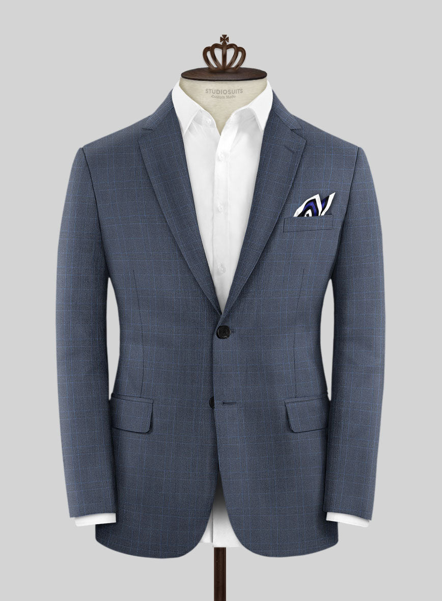 Bristol Rante Blue Checks Suit - StudioSuits