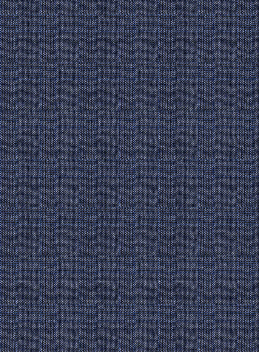 Bristol Refino Blue Checks Suit - StudioSuits