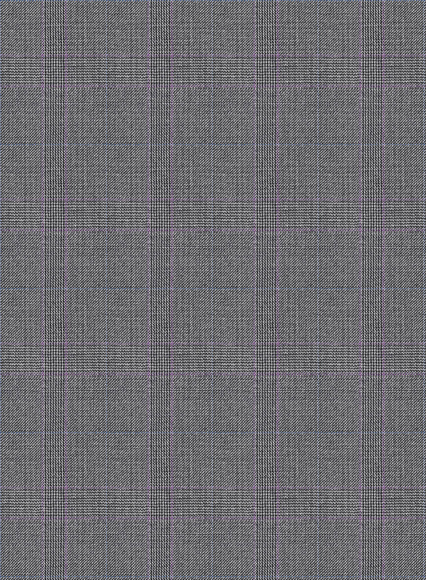 Bristol Sebas Gray Checks Suit - StudioSuits