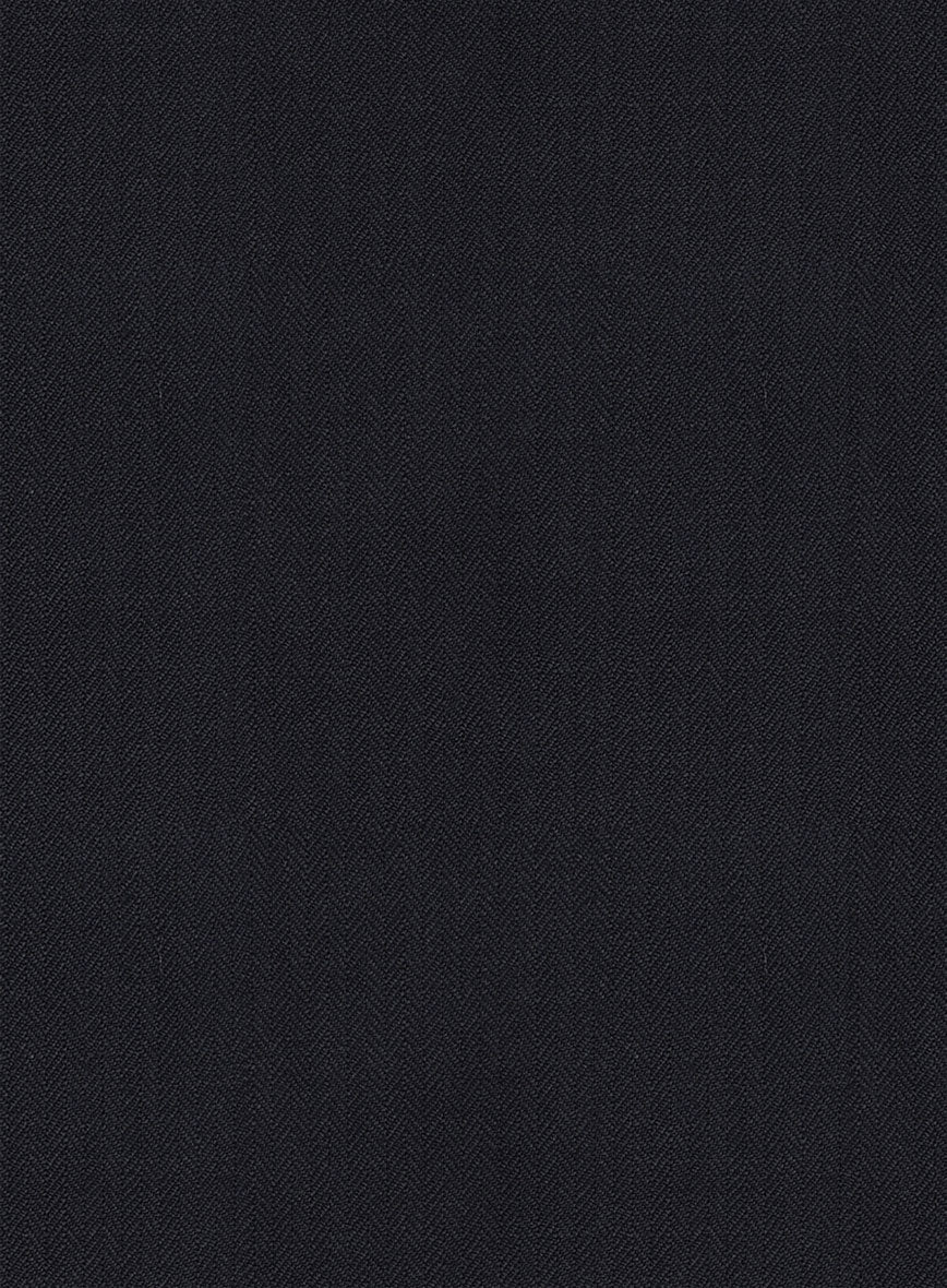 Bristol Umino Dark Blue Herringbone Suit - StudioSuits