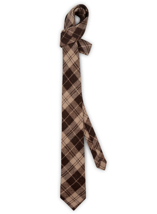 Tweed Tie - Brown Scot Tweed - StudioSuits