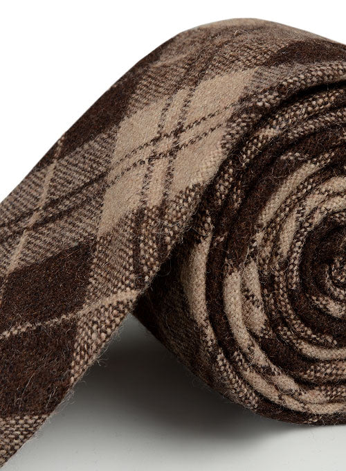 Tweed Tie - Brown Scot Tweed - StudioSuits