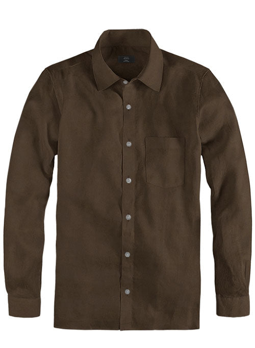 Brown Poplene Shirt