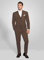 Brown Stretch Chino Suit - StudioSuits