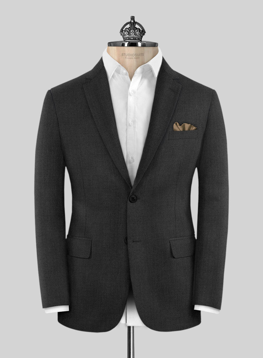 Bristol Charcoal Birdseye Suit – StudioSuits