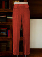 Burnt Sienna Colonel Corduroy Trousers - StudioSuits