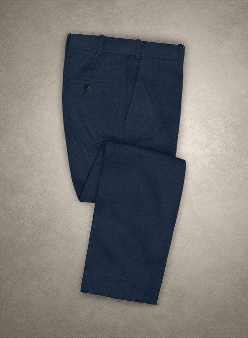 Caccioppoli Cotton Cashmere Royal Blue Suit - StudioSuits