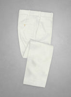 Caccioppoli Cotton Gabardine Off White Suit - StudioSuits