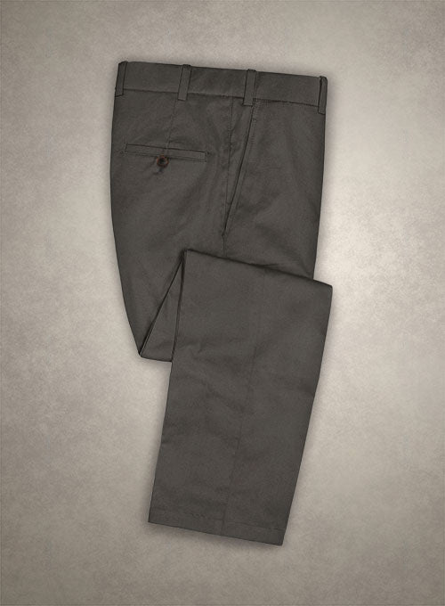 Caccioppoli Cotton Drill Dark Taupe Suit - StudioSuits