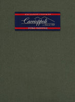 Caccioppoli Cotton Drill Green Suit - StudioSuits