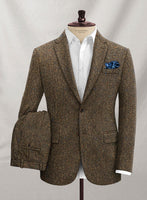 Caccioppoli Donegal Brown Tweed Suit - StudioSuits