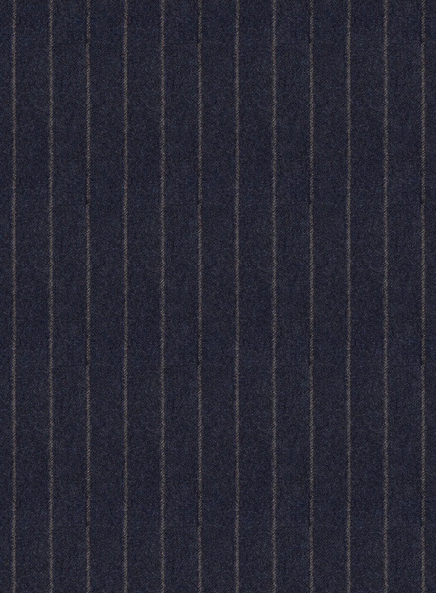 Caccioppoli Paollo Dark Blue Wool Pants - StudioSuits