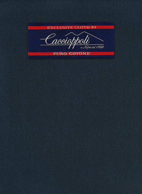 Caccioppoli Cotton Cashmere Astro Navy Jacket - StudioSuits