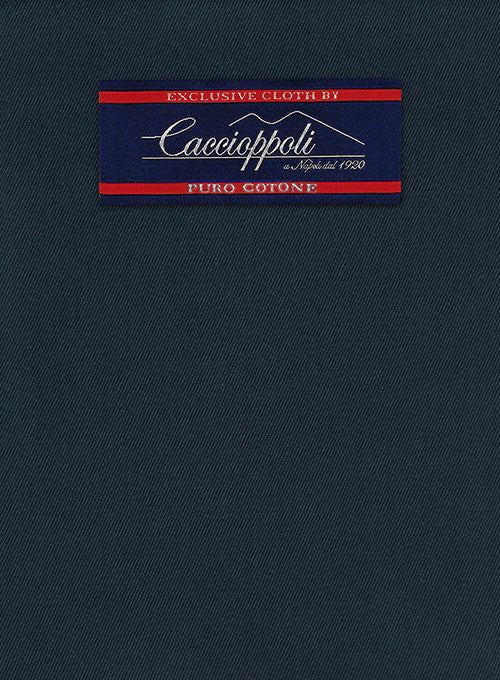 Caccioppoli Cotton Cashmere Astro Navy Pants - StudioSuits