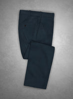 Caccioppoli Cotton Cashmere Astro Navy Pants - StudioSuits