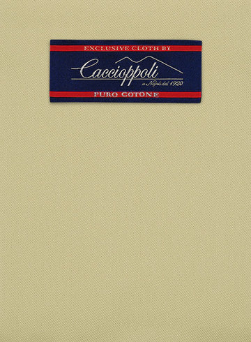 Caccioppoli Cotton Gabardine Ocean Khaki Jacket - StudioSuits