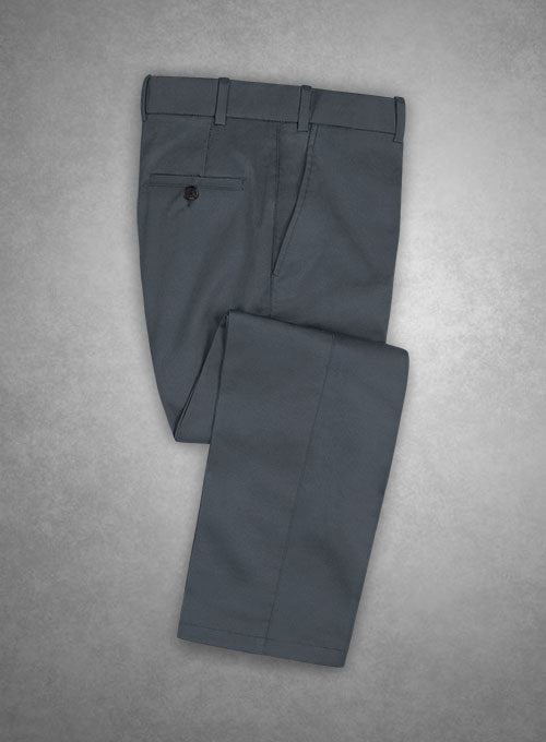 Caccioppoli Cotton Drill Gray Suit - StudioSuits