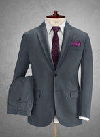 Caccioppoli Cotton Drill Gray Suit - StudioSuits