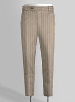 Caccioppoli Acabel Brown Wool Pants - StudioSuits