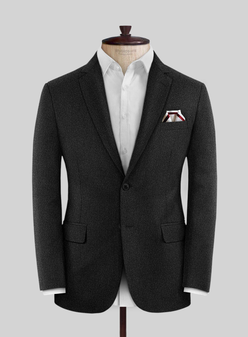 Caccioppoli Carrio Charcoal Wool Suit - StudioSuits