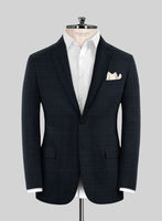 Caccioppoli Ellian Blue Green Wool Jacket - StudioSuits