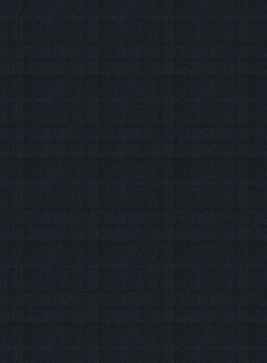 Caccioppoli Ellian Blue Green Wool Suit - StudioSuits