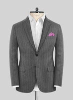 Caccioppoli Laudi Light Gray Wool Suit - StudioSuits
