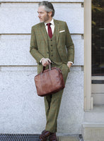 Caccioppoli Omari Glen Green Wool Suit - StudioSuits