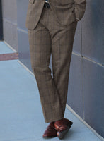 Caccioppoli Orenzo Brown Wool Suit - StudioSuits