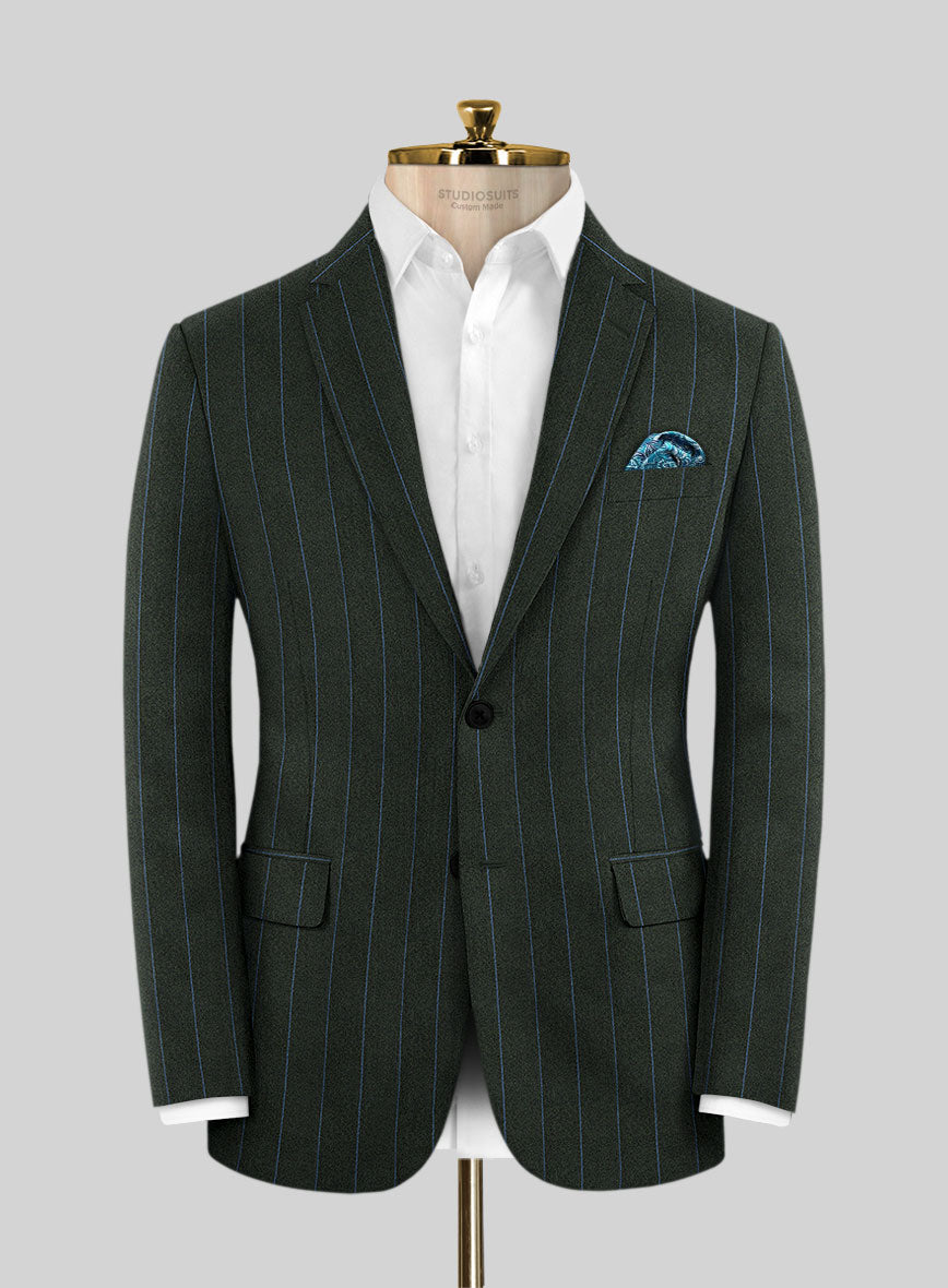 Caccioppoli Orgi Green Wool Suit - StudioSuits