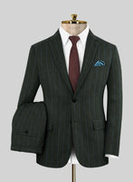 Caccioppoli Orgi Green Wool Suit - StudioSuits