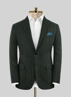 Caccioppoli Orgi Green Wool Suit - StudioSuits
