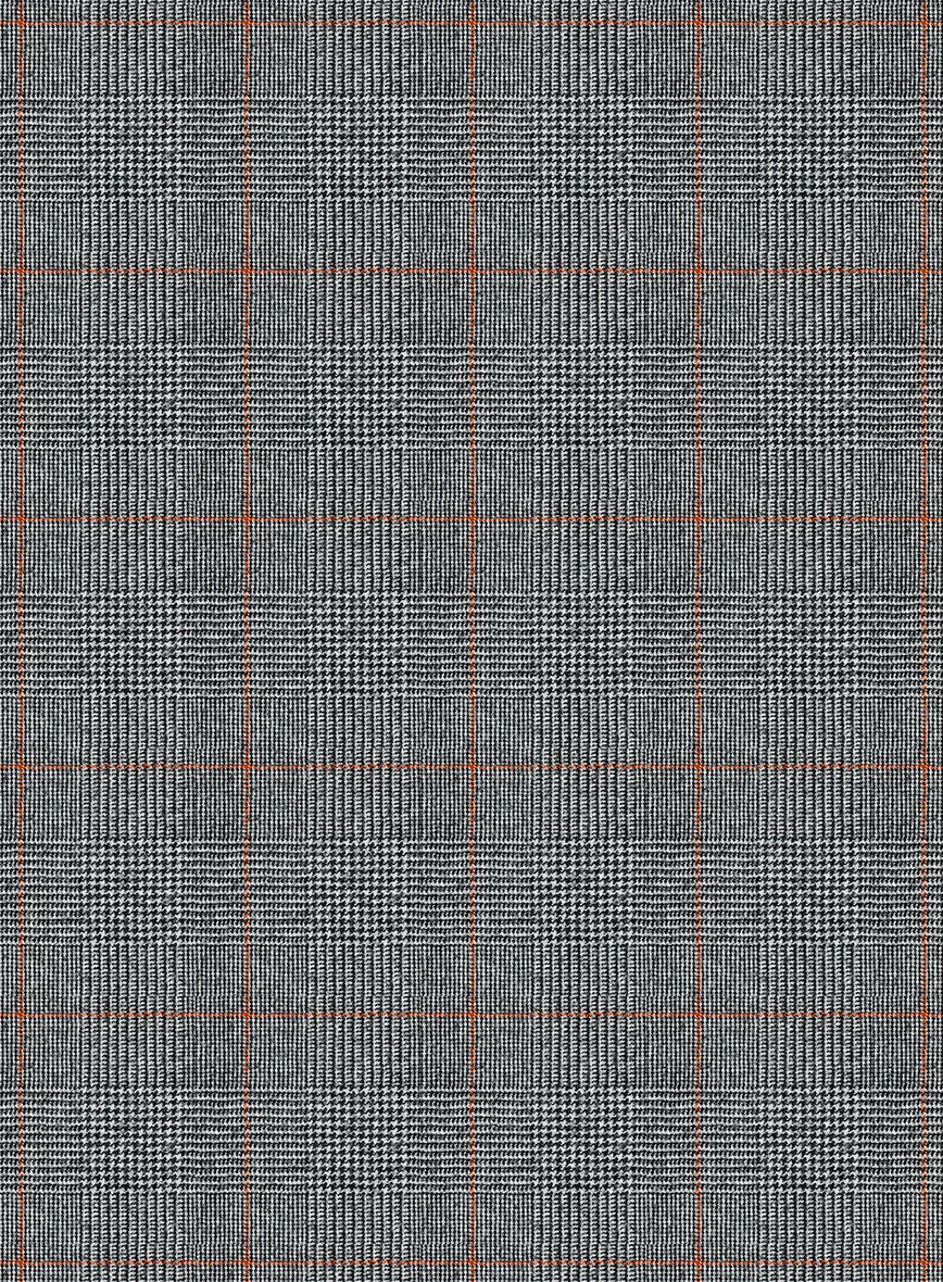 Caccioppoli Rarco Glen Gray Wool Pants - StudioSuits