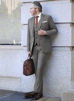 Caccioppoli Rarco Glen Gray Wool Suit - StudioSuits