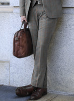 Caccioppoli Rarco Glen Gray Wool Suit - StudioSuits