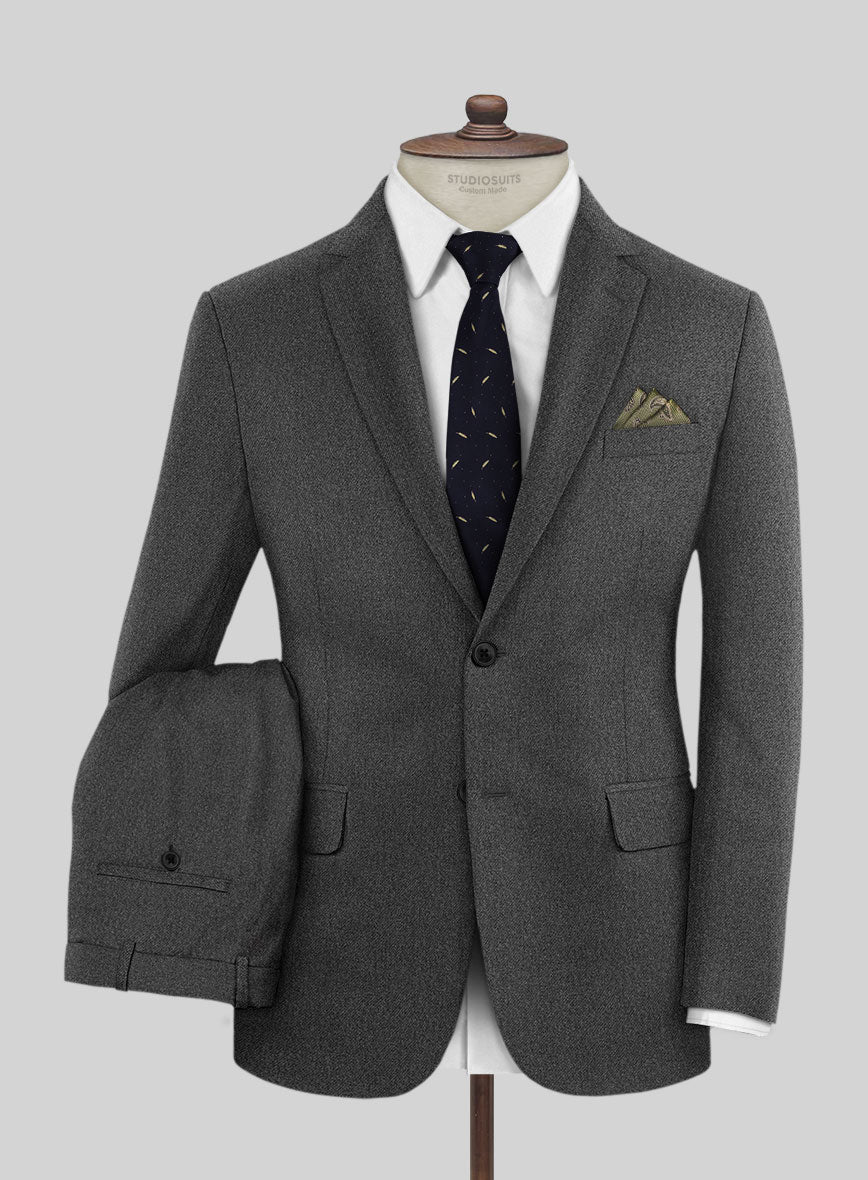 Caccioppoli Yorge Iron Gray Wool Suit - StudioSuits