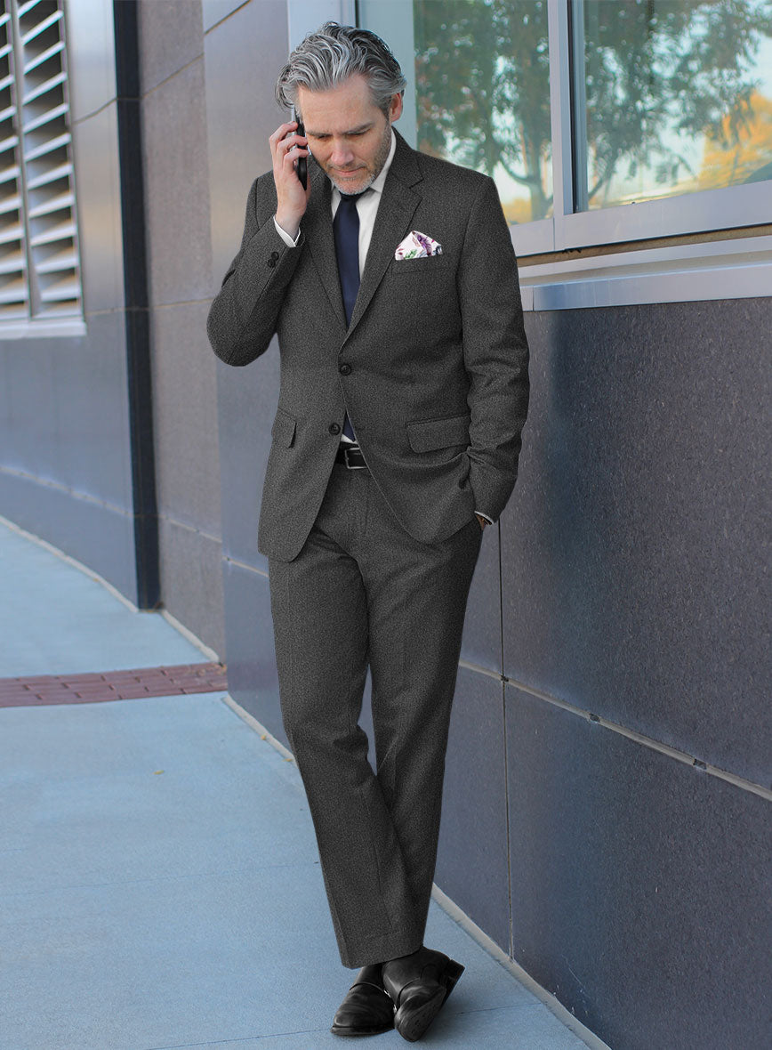 Caccioppoli Yorge Iron Gray Wool Suit - StudioSuits