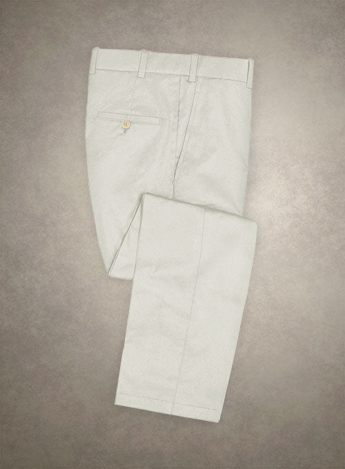 Caccioppoli Canvas Light Beige Cotton Suit - StudioSuits
