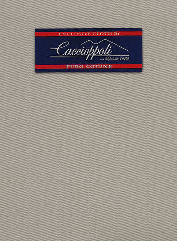 Caccioppoli Cotton Cashmere Beige Pants - StudioSuits