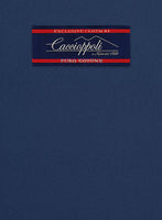 Caccioppoli Cotton Gabardine Lapis Blue Jacket - StudioSuits